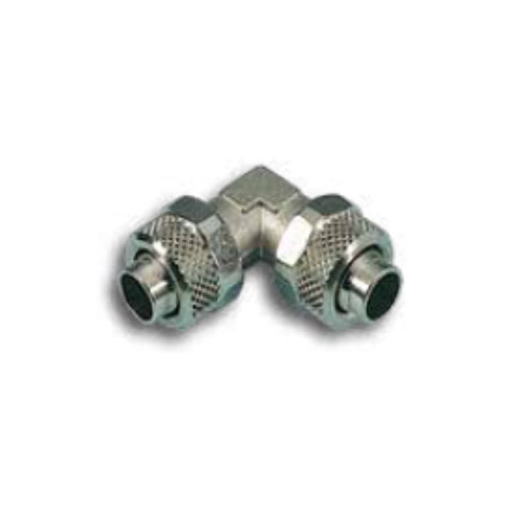Pneumax 3060800 Elbow Push On Connect Fitting - Tube To Tube - Nickel Plated Brass - 8 mm To 8 mm