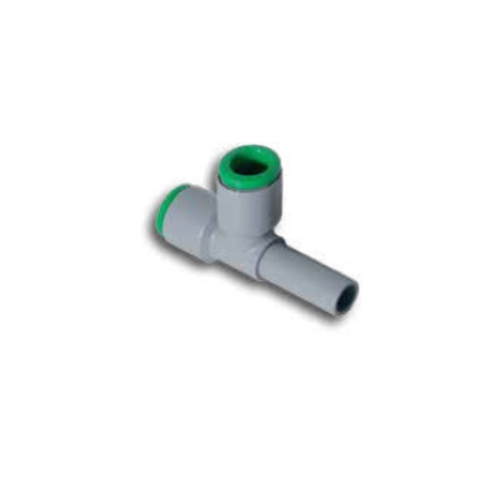 Pneumax T0512V0 Plug In Tee Lateral Connector - Tube To Tube - Technopolymer - 12 mm To 12 mm