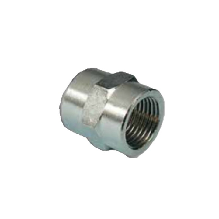 Pneumax 10334 Sleeve - Female Thread To Female Thread - Nickel B