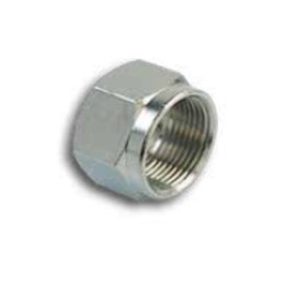 Pneumax 2101200 Nut Compression Fitting - Tube - Nickel Plated Brass - 12 mm
