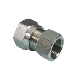 Pneumax 2020818 Female Stud Compression Fitting - Tube To Female Thread - Nickel Plated Brass - 8 mm To 1/8"