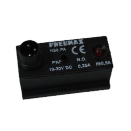 Pneumax HS8.PA Sensor - Magnetic Hall Style M8 Plug Connector
