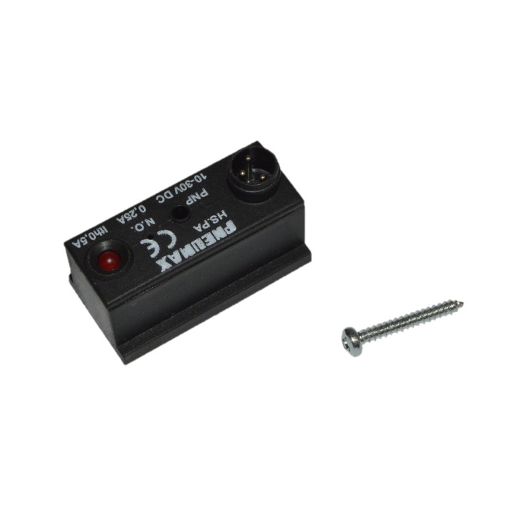 Pneumax HS.PA Sensor - Magnetic Hall Style Pnp Led N/O Dc