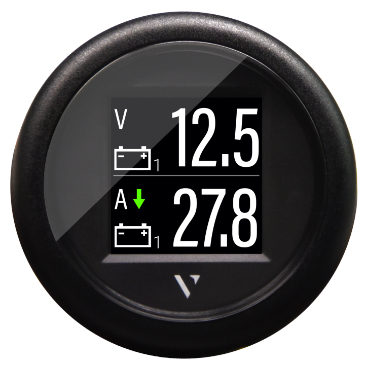 Veratron VLFlex 52 J1939 COLOR DISPLAY 1,4" SINGLE LENS TRIANGULAR BLACK BEZEL WIRING HARNESS (B0008