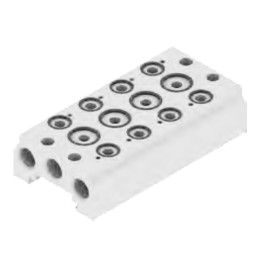 Pneumax 888.03 Eco22 Valve Base Manifold 3 Station