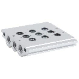 Pneumax 824.06 Series 800 Valve Base - 1/4 Inch Manifold 6 Station