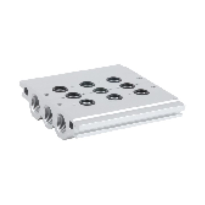 Pneumax 824.06 Series 800 Valve Base - 1/4 Inch Manifold 6 Station