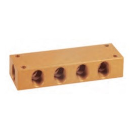 Pneumax 6.08.18/8 Distribution Manifold Block (10 Ports) 0