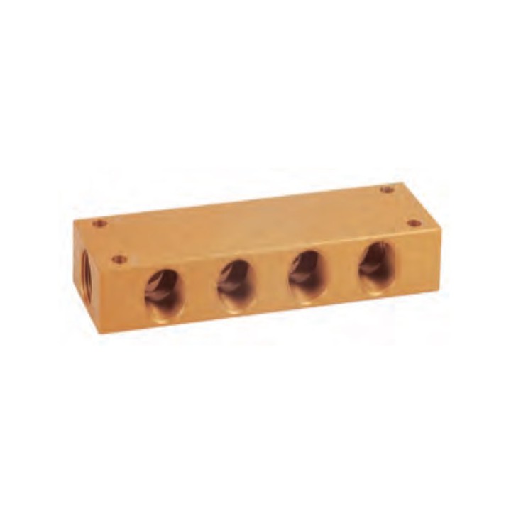 Pneumax 6.08.18/8 Distribution Manifold Block (10 Ports) 0