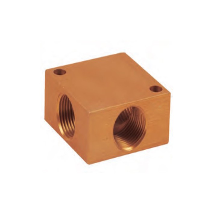 Pneumax 6.08.18/4 Distribution Manifold Block (4 Ports) 0