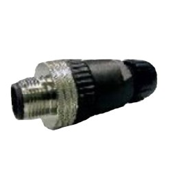 Pneumax 5312D.M04.00 Power Supply Connector M12D4P Male Straight Con.