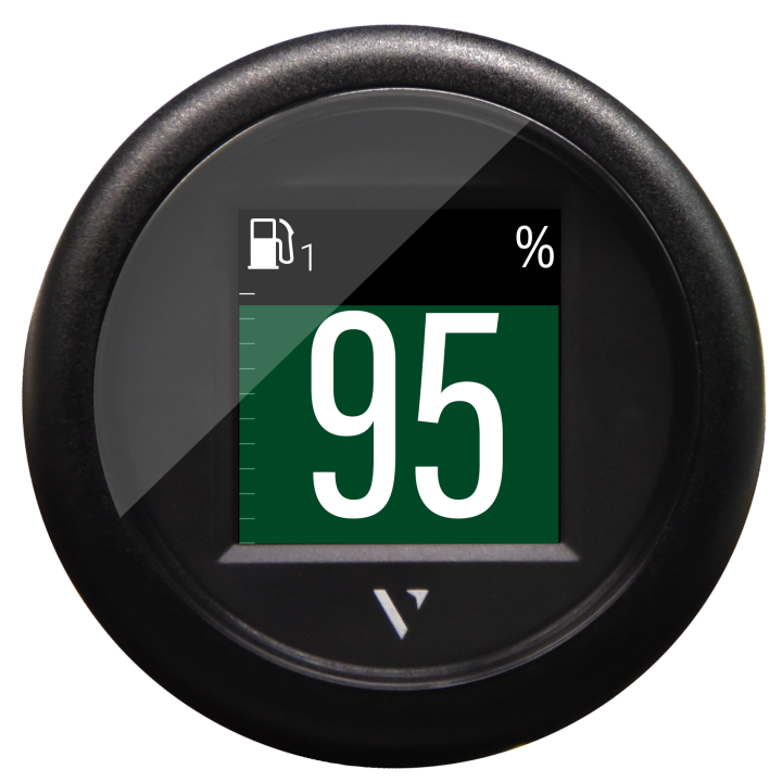 Veratron VLFlex 52 J1939 COLOR DISPLAY 1,4" SINGLE LENS TRIANGULAR BLACK BEZEL WIRING HARNESS (B0008