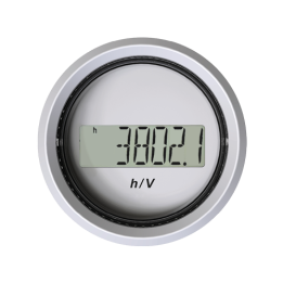 Veratron VL AFTERMARKET DIGITAL ELECTRONIC HOUR COUNTER VOLTMETER - 9V - 48V- DOUBLE LENS- TRIANGULA