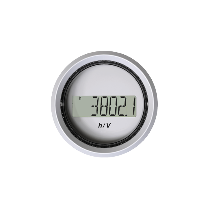 Veratron VL AFTERMARKET DIGITAL ELECTRONIC HOUR COUNTER VOLTMETER - 9V - 48V- DOUBLE LENS- TRIANGULA