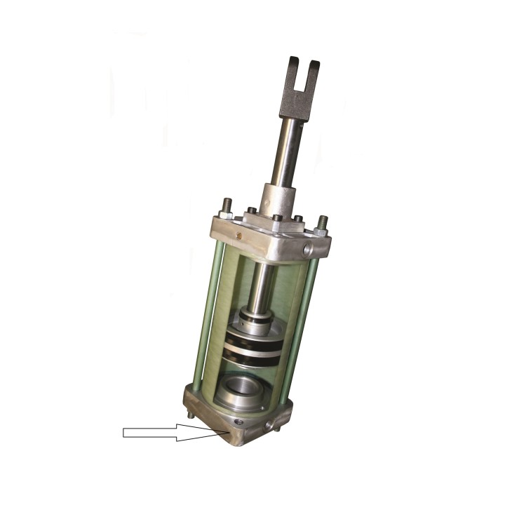Pneumax SETP12REC Imperial Mine Cylinder Front Cover, Rear Cover, Piston & Gla