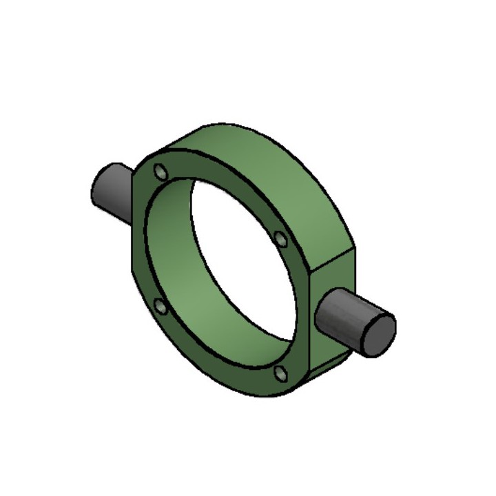 Pneumax SETP06CTR Imperial Mine Cylinder Centre Trunnion Mounting (H-Mount) 6