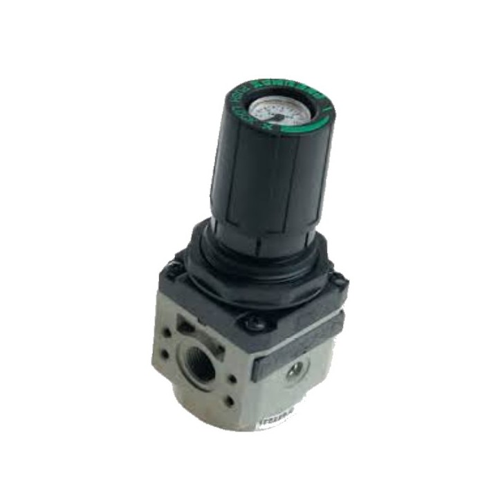 Pneumax 17322A.D Regulator With Gauge In Knob 3/8 Inch 0-12 Bar