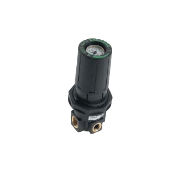 Pneumax 17129B.D Regulator With Gauge In Knob 1/4 Inch 0-12 Bar