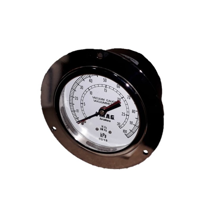 MAG Truck & Trailer PWM747/V2-100 DUPLEX VACUUM GAUGE 100MM DIAM