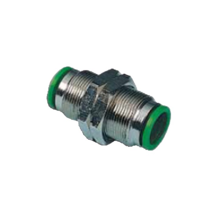 Pneumax 101400 Bulkhead - Tube To Tube - Technopolymer - 14 mm To