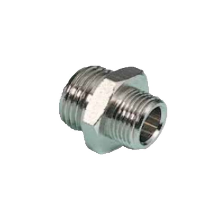 Pneumax 1011814 Nipple Paralell - Male Thread To Male Thread - Nic