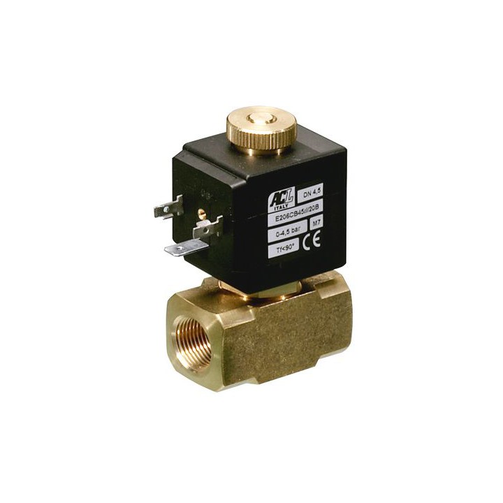 ACL E206DV30/3 Solenoid Valve - Direct Acting Normally Open 2/2 Poppet 1/2