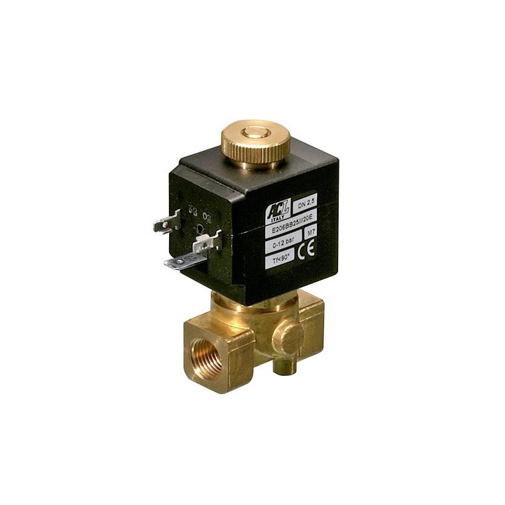 ACL E206BB35 Solenoid Valve - Direct Acting Normally Open 2/2 Poppet 1/4