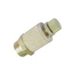 Isaiah IBESL06 Silencer - Exhaust Flow Control Cone Shape - Brass - 3/4"