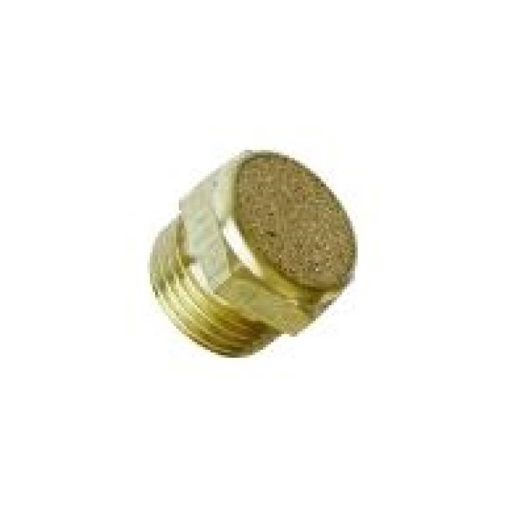 Isaiah IBSLM06 Silencer - Flat Type - Brass - 3/4"