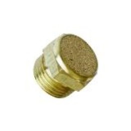 Isaiah IBSLM04 Silencer - Flat Type - Brass - 1/2"