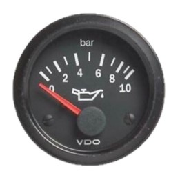 VDO Pressure Gauge Cockpit Vision 10bar Oil 52mm 12V Stud/bracket
