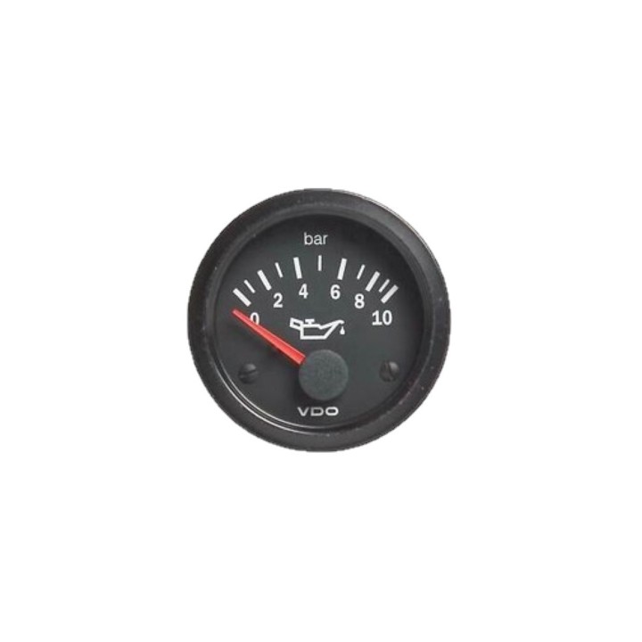 VDO Pressure Gauge Cockpit Vision 10bar Oil 52mm 12V Stud/bracket