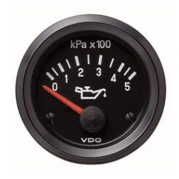 VDO Pressure Gauge Cockpit Vision 500kpa Oil 52mm 12V Spin Ring