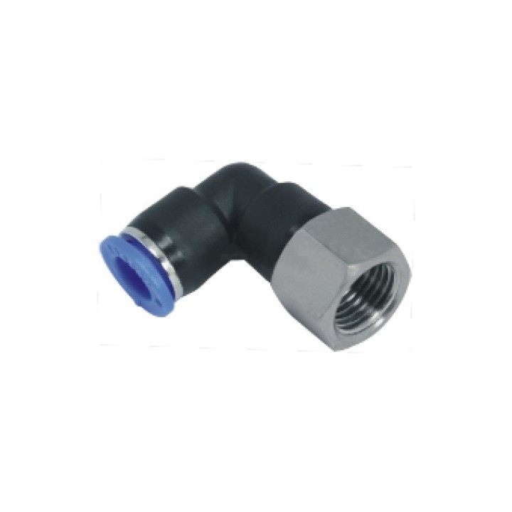 Other IPLF12-04 Female Elbow Push In Fitting - Tube To Female Thread - Technopolymer - 12 mm Tube To 1/2"
