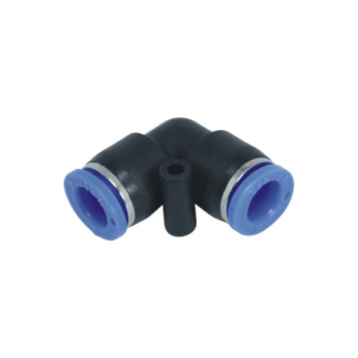 Isaiah IPV12 Elbow Push In Fitting - Tube To Tube - Technopolymer - 12 mm Tube To 12 mm