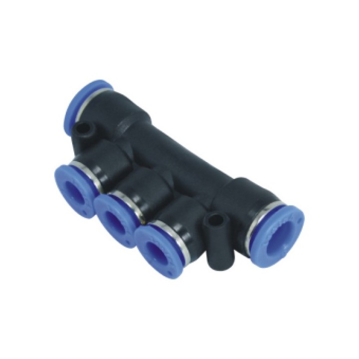 Isaiah IPK08-06 Distributor Push In Fitting - Tube To Tube - Technopolymer - 8 mm (2) Tube To 6 mm (3)