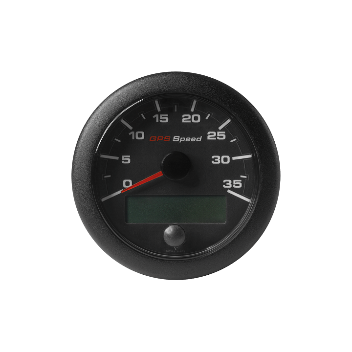 Veratron OL GPS SPEEDO 0-35 BLACK FACELIFT (A2C1351980001)