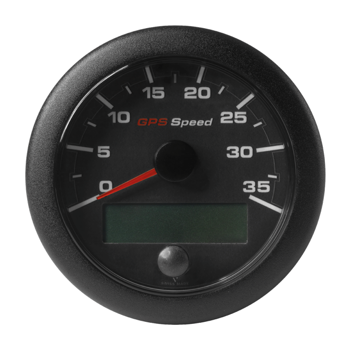 Veratron OL GPS SPEEDO 0-35 BLACK FACELIFT (A2C1351980001)