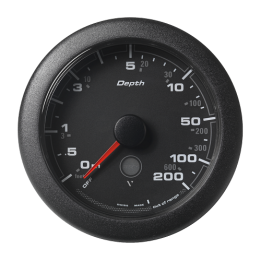 Veratron DEPTH GAUGE 200M / 660 FT BLACK (A2C1957360001)