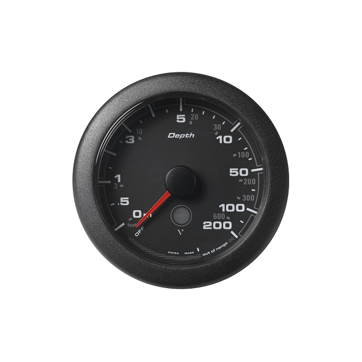 Veratron DEPTH GAUGE 200M / 660 FT BLACK (A2C1957360001)