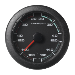 Veratron MAGNIFIED APPARENT WIND ANGLE GAUGE BLACK (A2C1957390001)