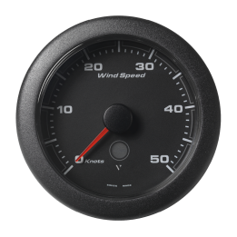 Veratron APPARENT/TRUE WIND SPEED GAUGE BLACK (A2C1957420001)