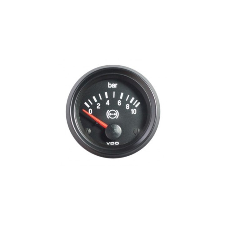 VDO Pressure Gauge Cockpit International 10bar Brake 52mm 24V