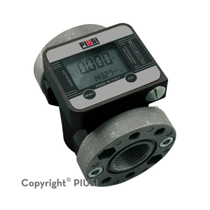 Piusi F00496A20 K600/3 Electronic Meter 3/4 In Gas Oil
