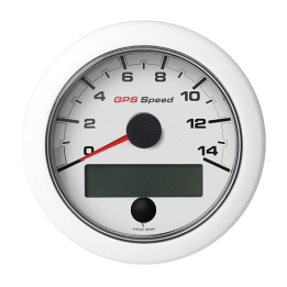 Veratron OL GPS SPEEDO 0-14 WHITE FACELIFT (A2C1352010001)