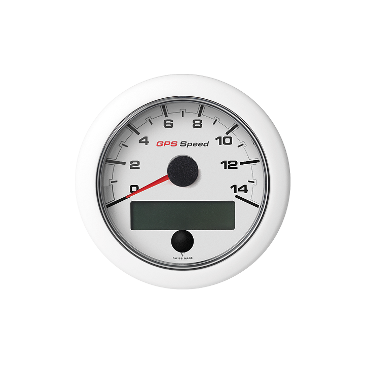 Veratron OL GPS SPEEDO 0-14 WHITE FACELIFT (A2C1352010001)