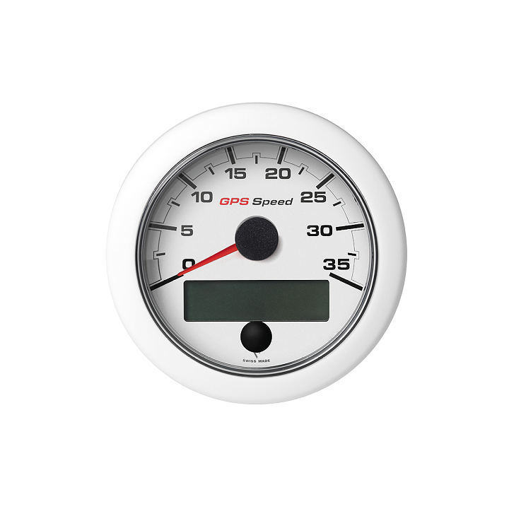Veratron OL GPS SPEEDO 0-35 WHITE FACELIFT (A2C1352080001)