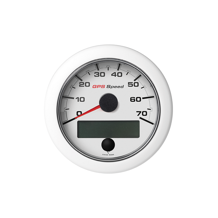 Veratron OL GPS SPEEDO 0-70 WHITE FACELIFT (A2C1352090001)