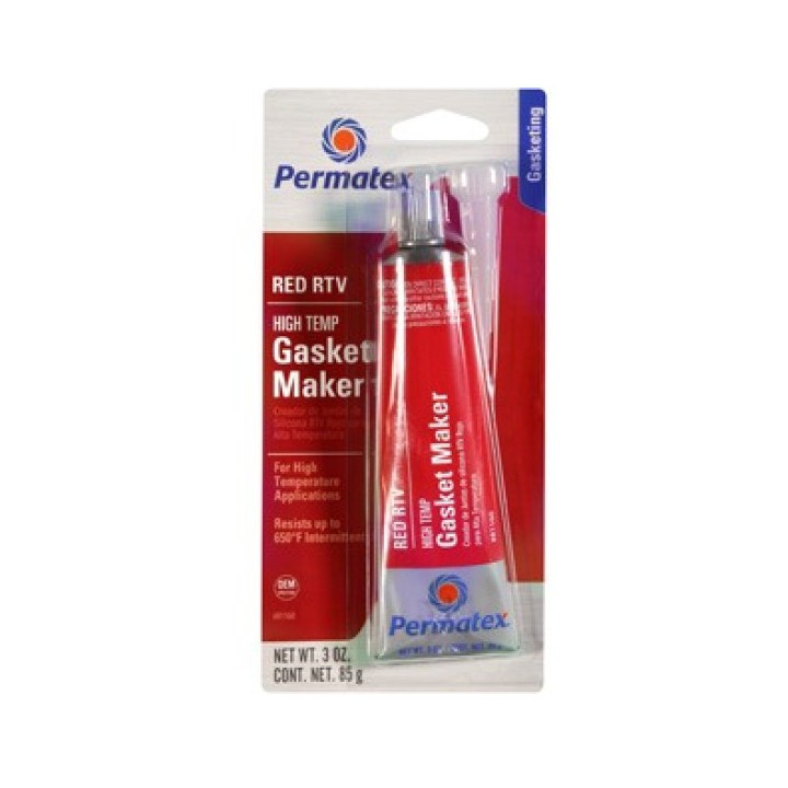 Permatex 85915 HIGH-TEMP RED RTV SILICONE GASKET MAKER