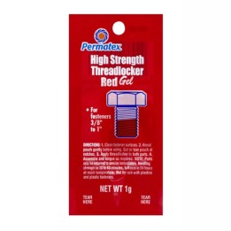 Permatex 9979 SINGLE-USE HIGH STRENGTH THREADLOCKER RED GEL